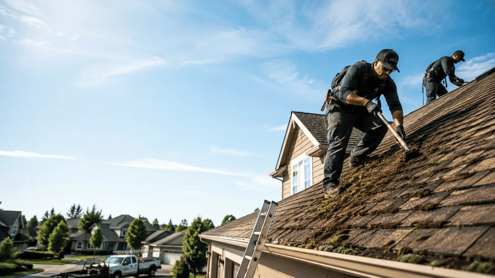 Roof Moss Removal in Scurry, TX near me